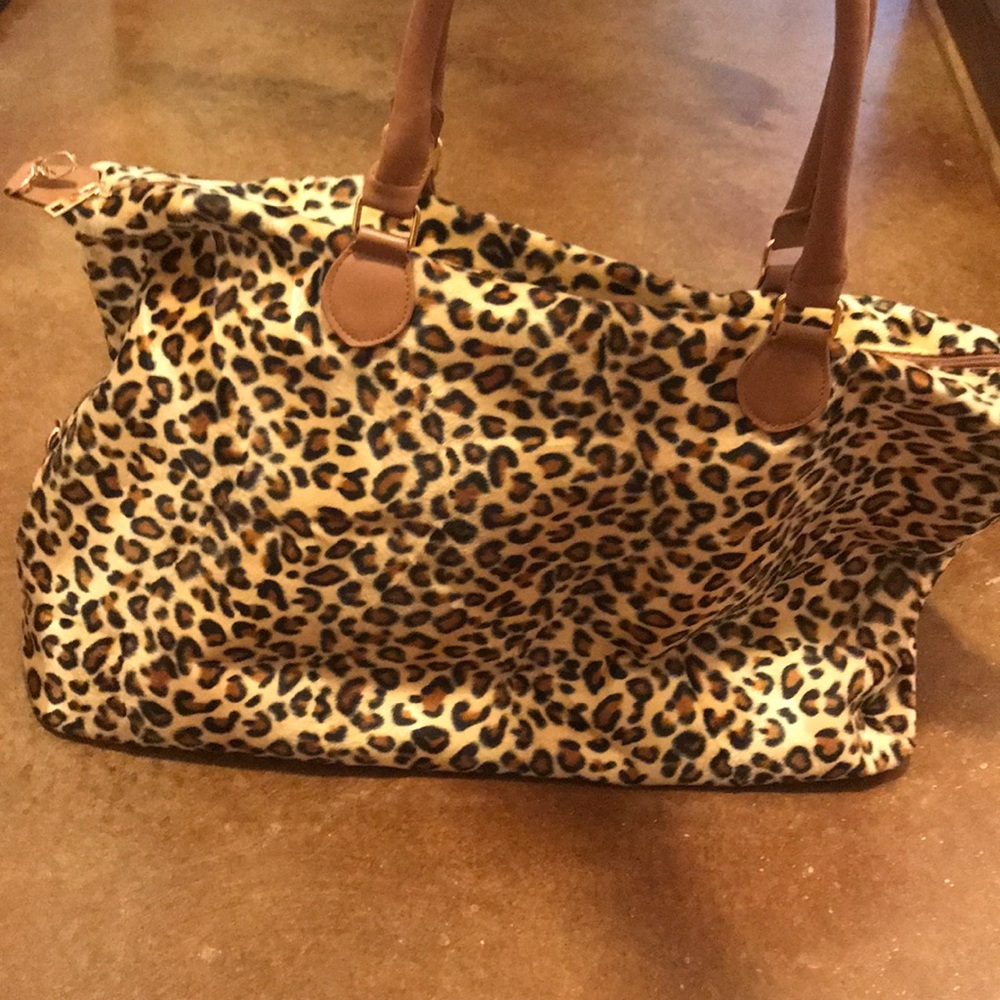Leopard weekender bag - Picture 2 of 4